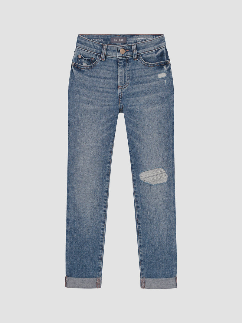 Harper Boyfriend Straight | Oasis Distressed