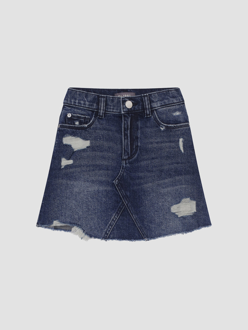 Jenny Mini Skirt | Skylark Distressed